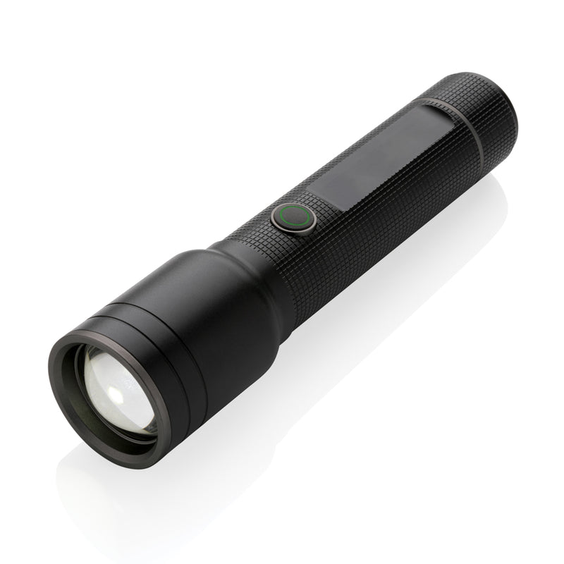 Load image into Gallery viewer, GearX RCS recycled aluminum USB-rechargeable heavy-duty torch with bright LED light and durable construction for outdoor use.
