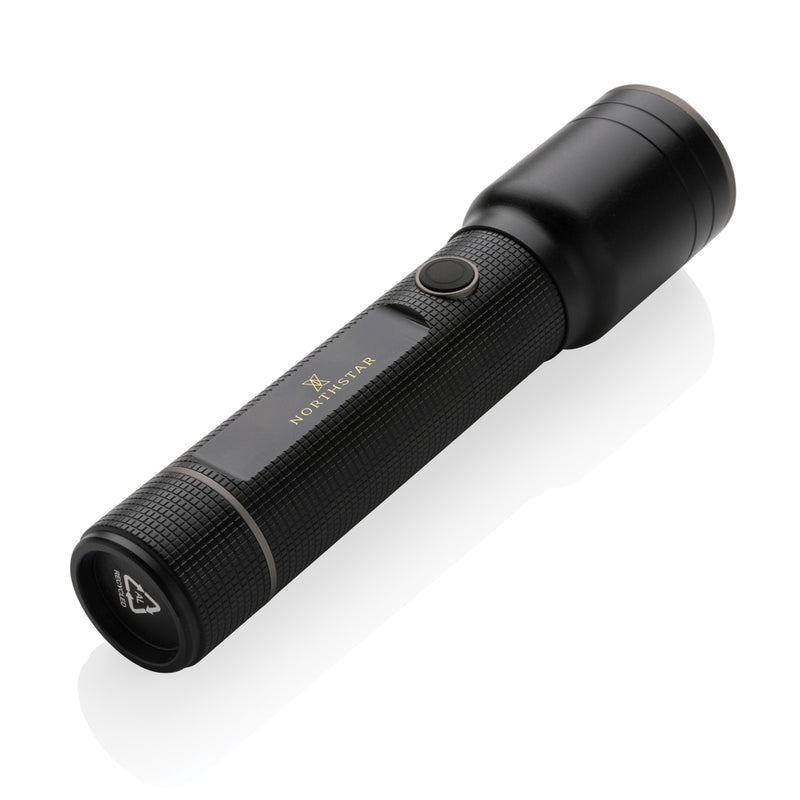 Load image into Gallery viewer, GearX RCS recycled aluminum USB-rechargeable heavy-duty torch with bright beam, durable construction, and ergonomic design.
