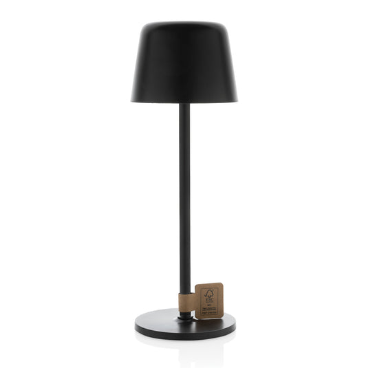 Zenic RCS recycled plastic USB re-chargable table lamp - Custom Wood Designs