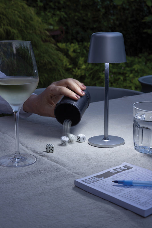 Zenic RCS recycled plastic USB re-chargable table lamp - Custom Wood Designs