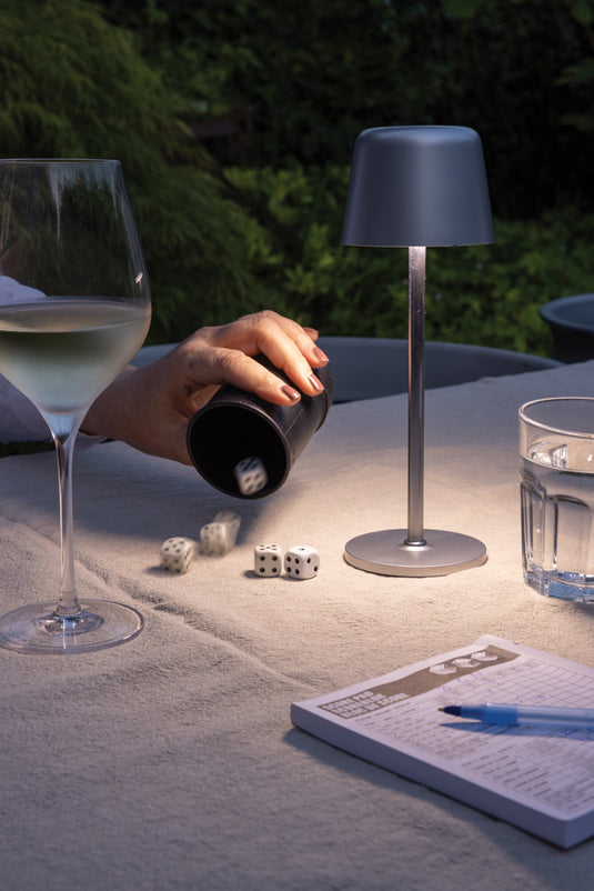 Zenic RCS recycled plastic USB re-chargable table lamp - Custom Wood Designs