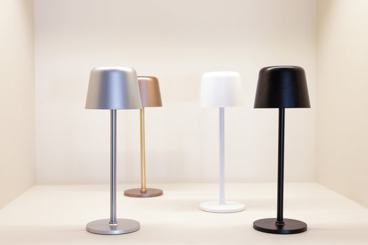 Zenic RCS recycled plastic USB re-chargable table lamp - Custom Wood Designs