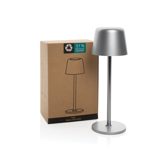 Zenic RCS recycled plastic USB re-chargable table lamp - Custom Wood Designs