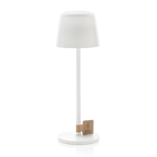 Zenic RCS recycled plastic USB re-chargable table lamp - Custom Wood Designs