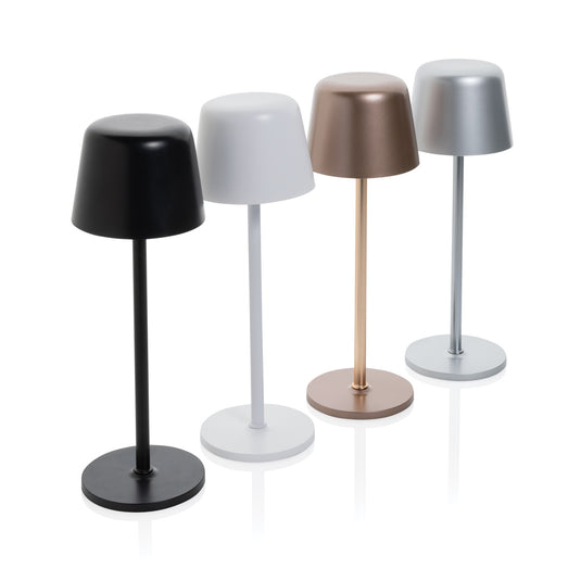 Zenic RCS recycled plastic USB re-chargable table lamp - Custom Wood Designs
