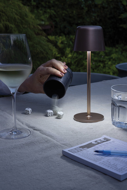 Zenic RCS recycled plastic USB re-chargable table lamp - Custom Wood Designs