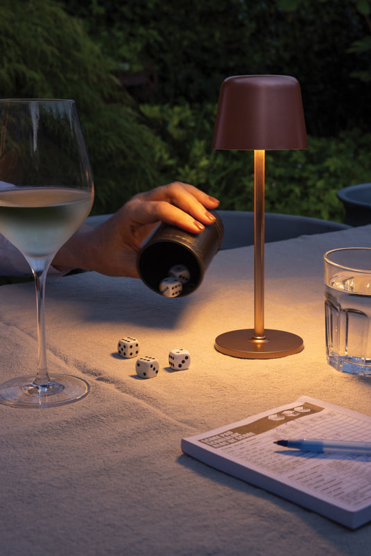 Zenic RCS recycled plastic USB re-chargable table lamp - Custom Wood Designs