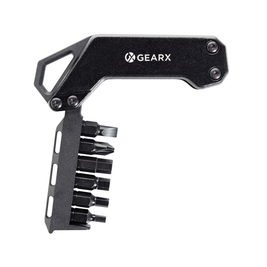 GearX screwdriver tool from Tools & Torches line, shown with a metal handle and precision magnetic tip for household repairs