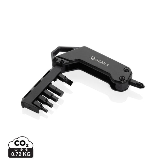 GearX screwdriver tool from Tools & Torches collection, featuring a metal handle and interchangeable bits for versatile use.