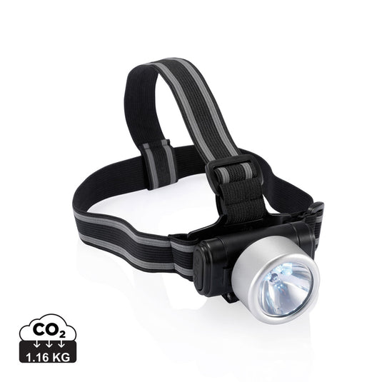 Everest headlight from XD Collection, tools and torches, showing bright LED light and adjustable strap for hands-free illumination.