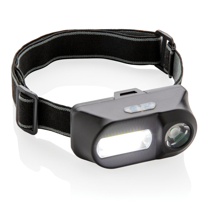 Load image into Gallery viewer, XD Collection COB and LED headlight for tools and torches, featuring adjustable straps and bright illumination.
