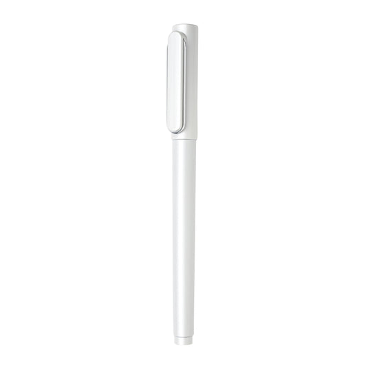XD Collection X6 cap pen with ultra glide ink, showcasing a sleek black writing instrument with a silver clip and cap.