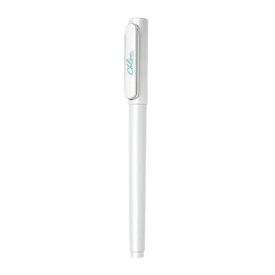 XD Collection X6 cap pen with ultra glide ink, showcasing a sleek writing instrument with a metal clip and smooth ink flow.