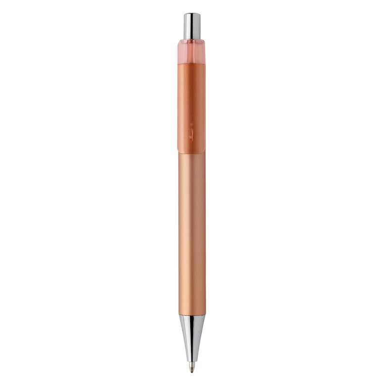 Load image into Gallery viewer, XD Collection X8 metallic pen for writing, sleek silver finish, showcasing its smooth barrel and elegant design on a white background.
