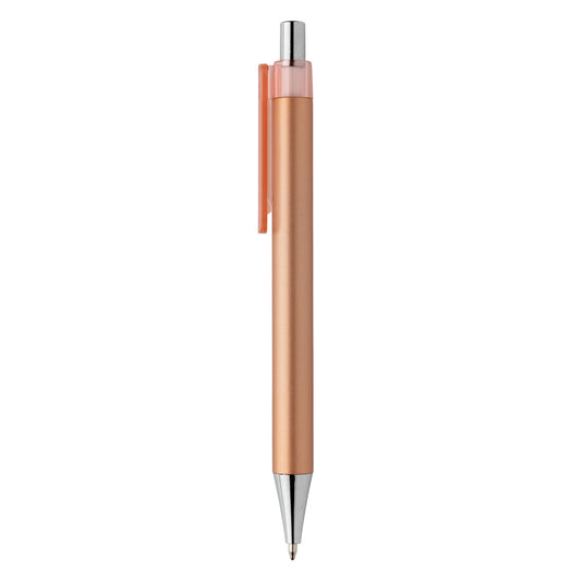 XD Collection X8 metallic pen for writing instruments, featuring a sleek silver finish and ergonomic design.
