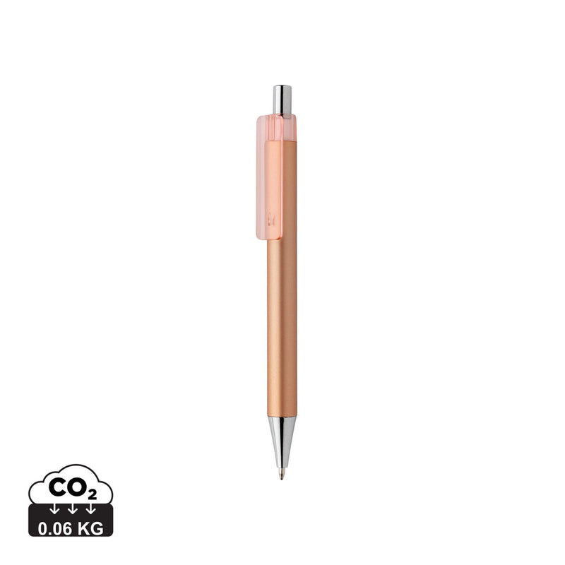 Load image into Gallery viewer, Silver metallic X8 pen from XD Collection, a stylish writing instrument with sleek design and smooth ink flow.
