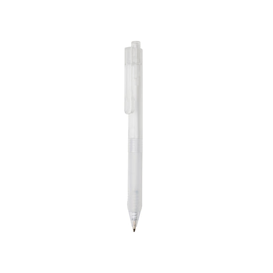 XD Collection X9 frosted pen with silicone grip, a stylish writing instrument with comfortable grip and sleek design.