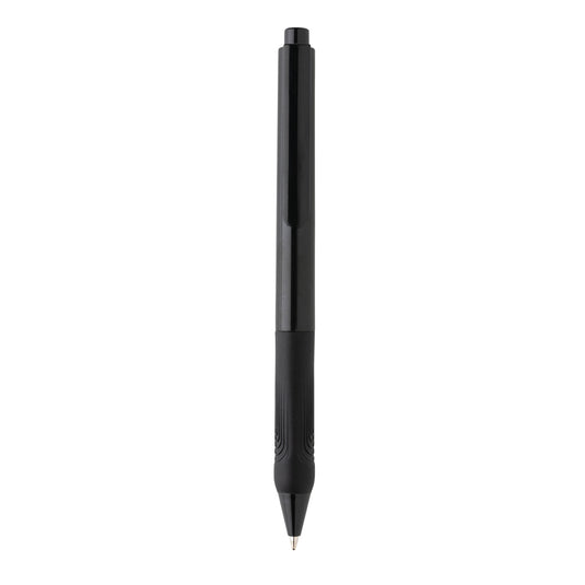 XD Collection X9 solid pen with silicone grip, a sleek writing instrument featuring ergonomic design and smooth ink flow.