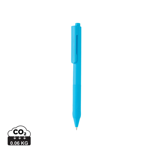 XD Collection X9 solid pen with silicone grip, a black writing instrument with ergonomic design for comfortable writing.