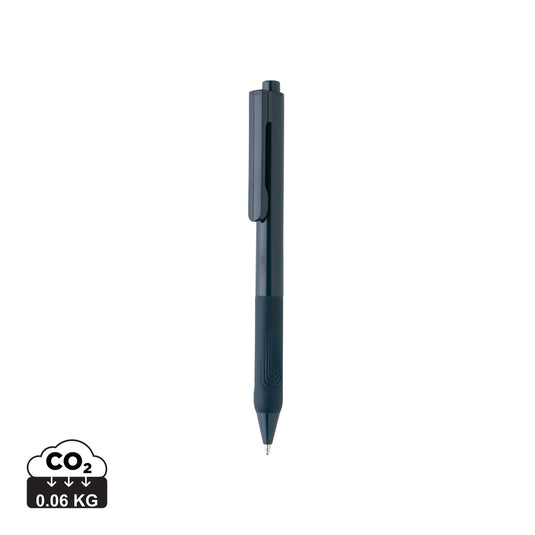 XD Collection X9 solid pen with silicone grip, sleek writing instrument with comfortable grip and smooth ink flow.