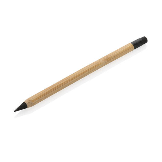 Bamboo infinity pencil with eraser - Custom Wood Designs