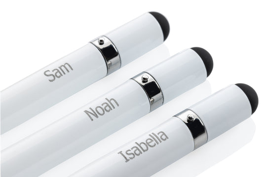 Aluminum inkless pen with eraser - Custom Wood Designs