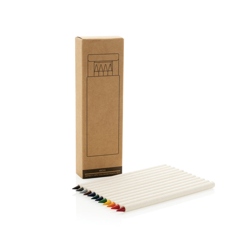Load image into Gallery viewer, Micki GRS infinity 12pc coloring pencil set - Custom Wood Designs
