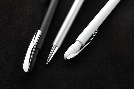 Glide GRS certified R-ABS Metal Clip Pen - Custom Wood Designs Glide GRS certified R-ABS Metal Clip Pen
