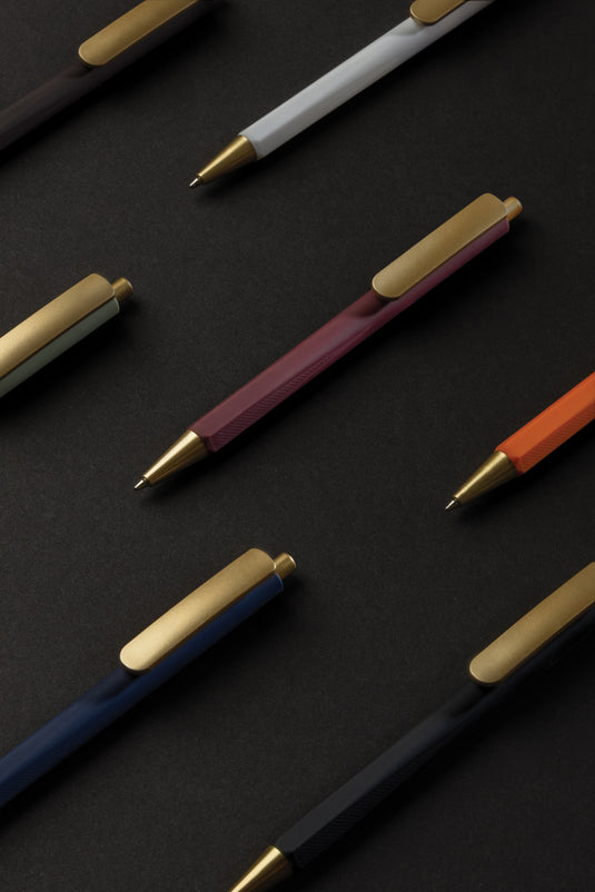 Luxury Edge RCS three-sided pen by XD Xclusive, showcasing sleek design and premium writing instrument details.