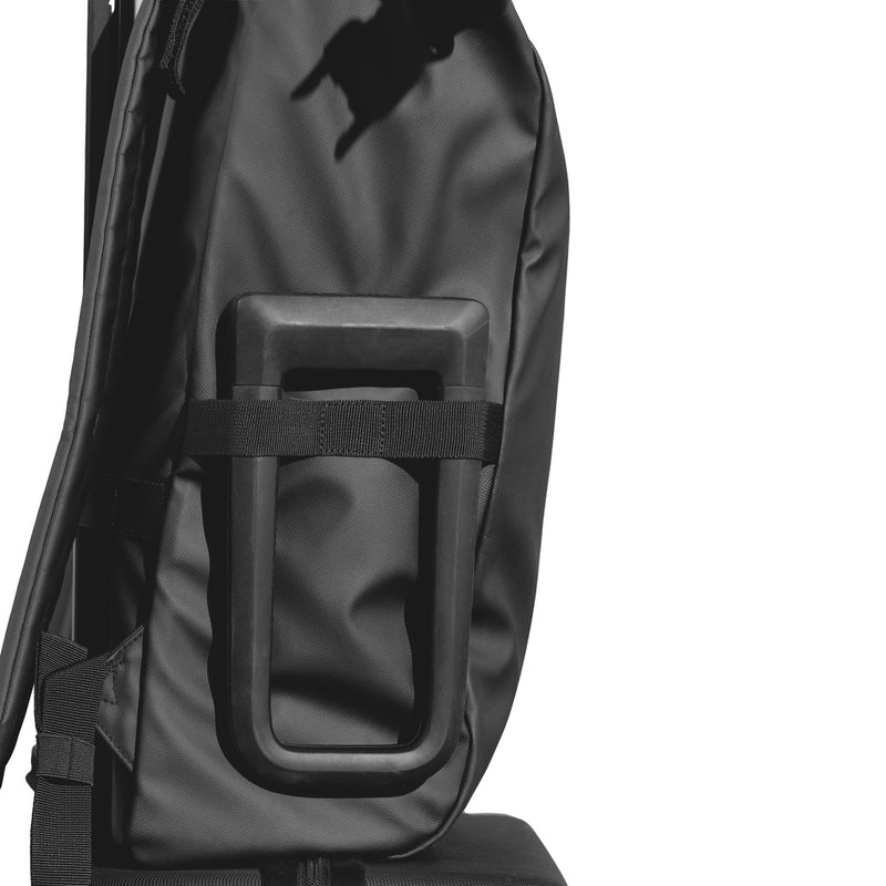 Load image into Gallery viewer, Urban water-resistant bike backpack by XD Design, showing the sleek black bag with adjustable straps and water-resistant material.
