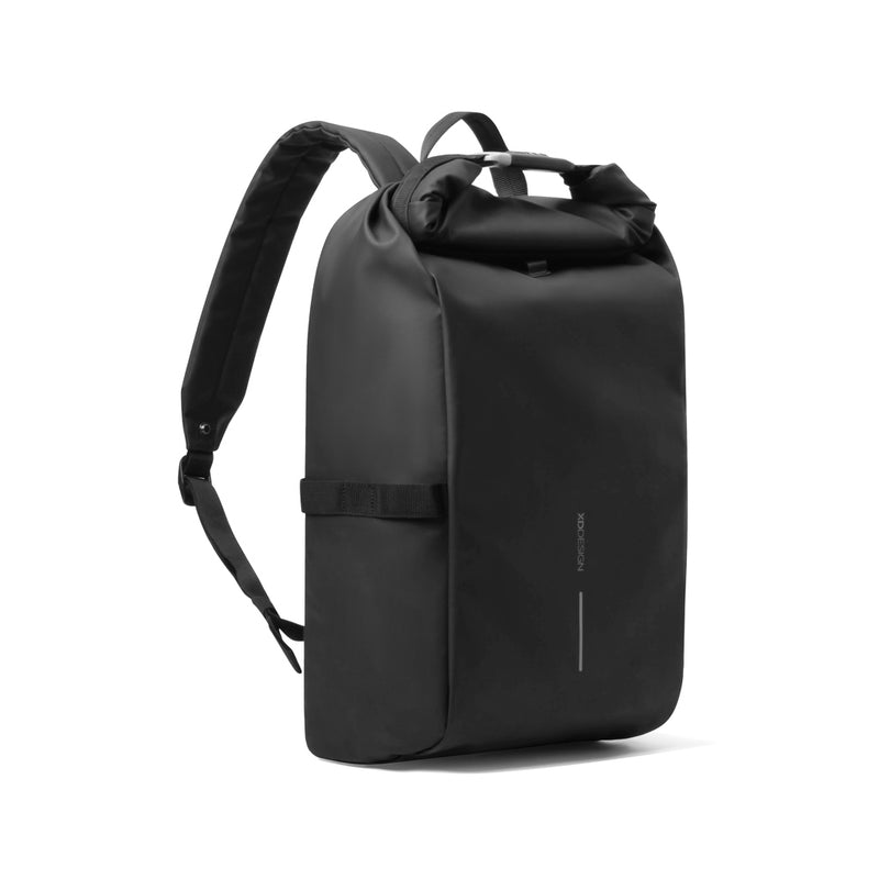 Load image into Gallery viewer, Urban water-resistant bike backpack by XD Design with multiple compartments and padded straps for comfortable cycling storage.
