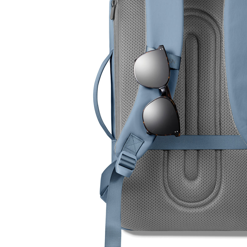 Load image into Gallery viewer, XD Design Bobby Air Backpack in black with multiple compartments, ergonomic straps, ideal for travel and daily use.
