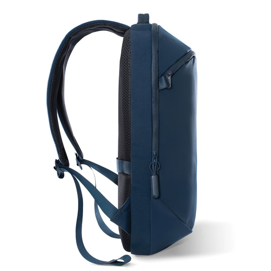 XD Design Bobby Air backpack with sleek black design, featuring multiple compartments and ergonomic straps for comfortable travel.
