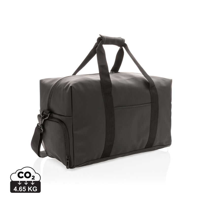 Load image into Gallery viewer, Smooth PU weekend duffle bag from XD Collection featuring a sleek design, sturdy handles, and spacious interior for travel.
