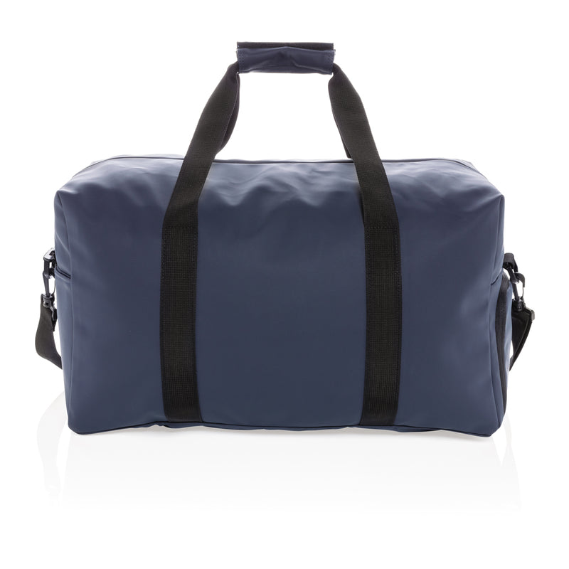 Load image into Gallery viewer, Smooth PU weekend duffle bag from XD Collection, featuring a sleek design and sturdy handles for travel and weekend trips.

