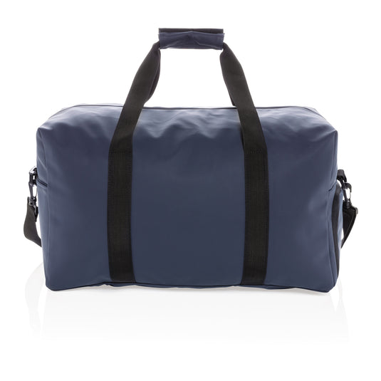 Smooth PU weekend duffle bag from XD Collection, featuring a sleek design and sturdy handles for travel and weekend trips.