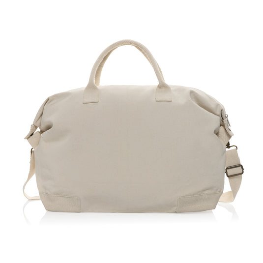 500 gsm recycled canvas deluxe weekend bag - Custom Wood Designs