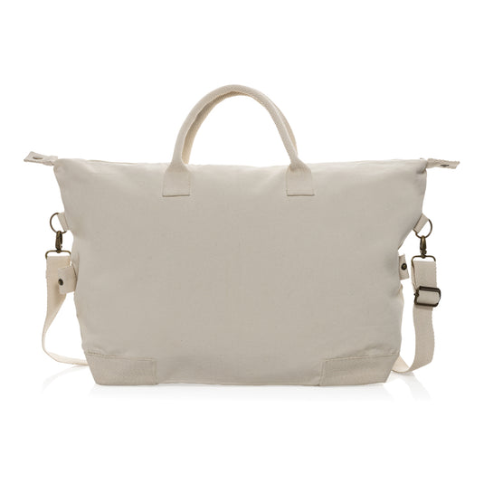 500 gsm recycled canvas deluxe weekend bag - Custom Wood Designs