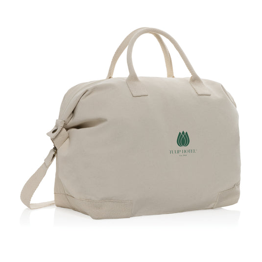 500 gsm recycled canvas deluxe weekend bag - Custom Wood Designs