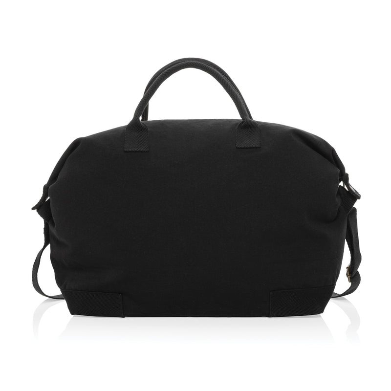 Load image into Gallery viewer, 500 gsm recycled canvas deluxe weekend bag - Custom Wood Designs
