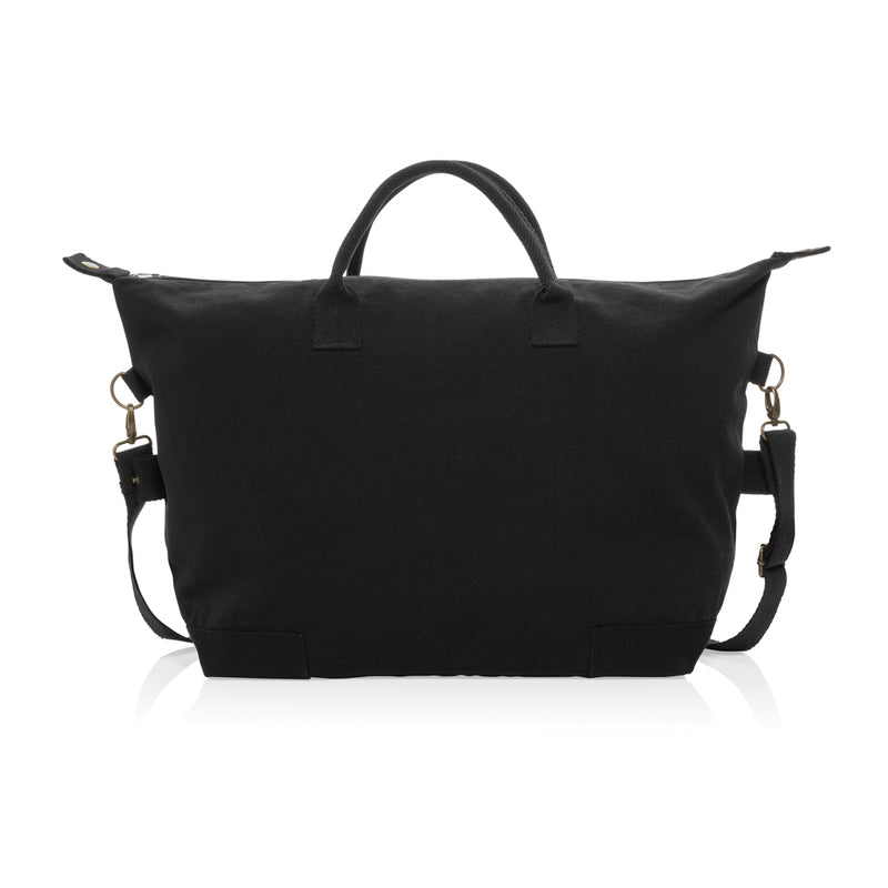 Load image into Gallery viewer, 500 gsm recycled canvas deluxe weekend bag - Custom Wood Designs
