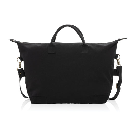 500 gsm recycled canvas deluxe weekend bag - Custom Wood Designs