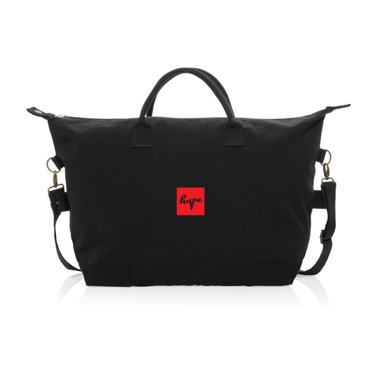 500 gsm recycled canvas deluxe weekend bag - Custom Wood Designs