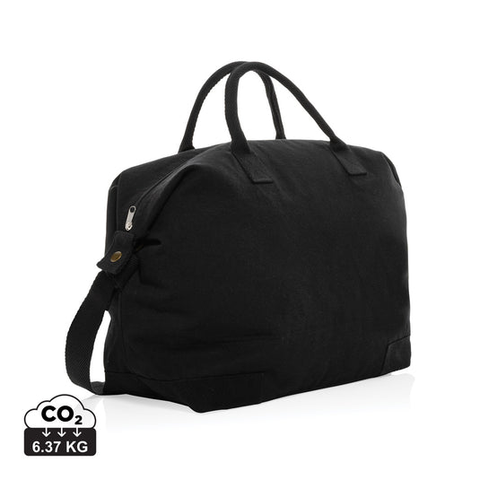 500 gsm recycled canvas deluxe weekend bag