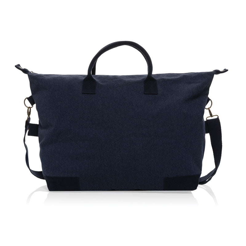 Load image into Gallery viewer, 500 gsm recycled canvas deluxe weekend bag - Custom Wood Designs
