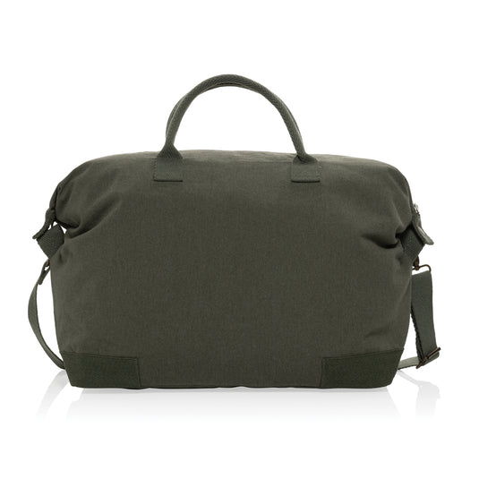 500 gsm recycled canvas deluxe weekend bag - Custom Wood Designs