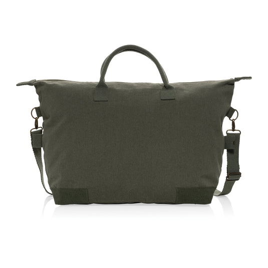 500 gsm recycled canvas deluxe weekend bag - Custom Wood Designs
