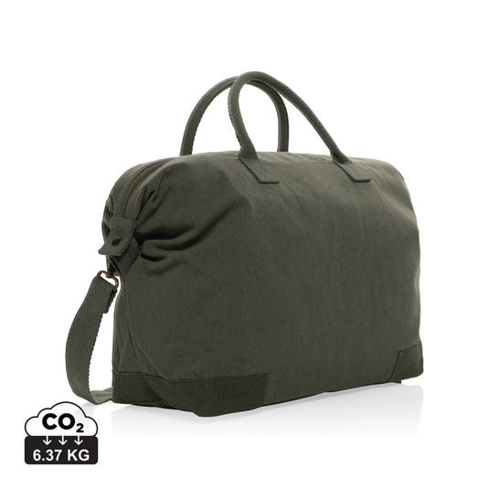 500 gsm recycled canvas deluxe weekend bag - Custom Wood Designs