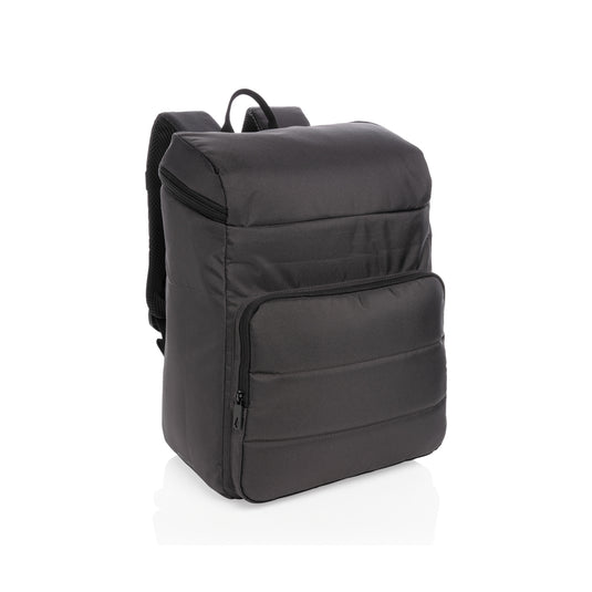 XD Xclusive Impact AWARE™ RPET cooler backpack for outdoor activities, featuring insulated design and durable outdoor-ready materials.