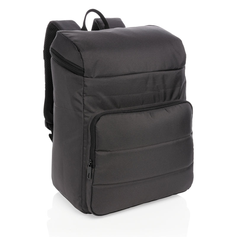 Load image into Gallery viewer, Outdoor Impact AWARE™ RPET cooler backpack by XD Xclusive with insulated interior and adjustable straps.

